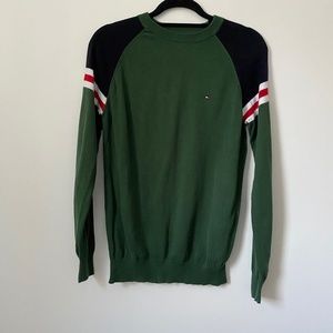 Tommy Hilfiger Green Crew Round Neck Sweater